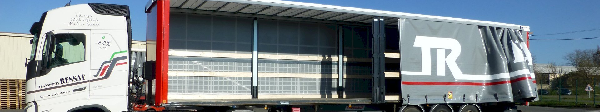 Notre parc de
poids lourds et matériel de transport